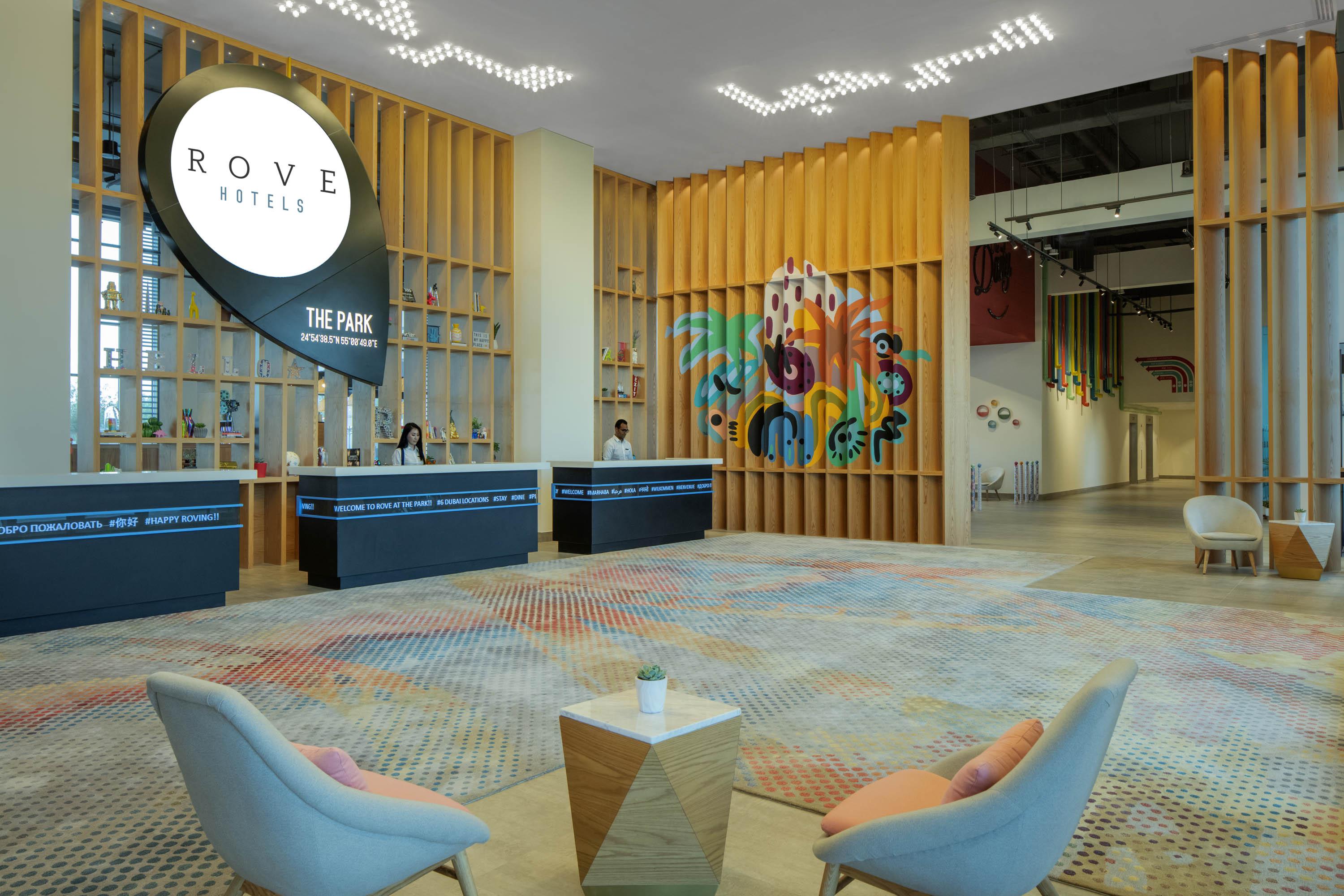 Hotel Rove At The Park Dubai Exterior foto