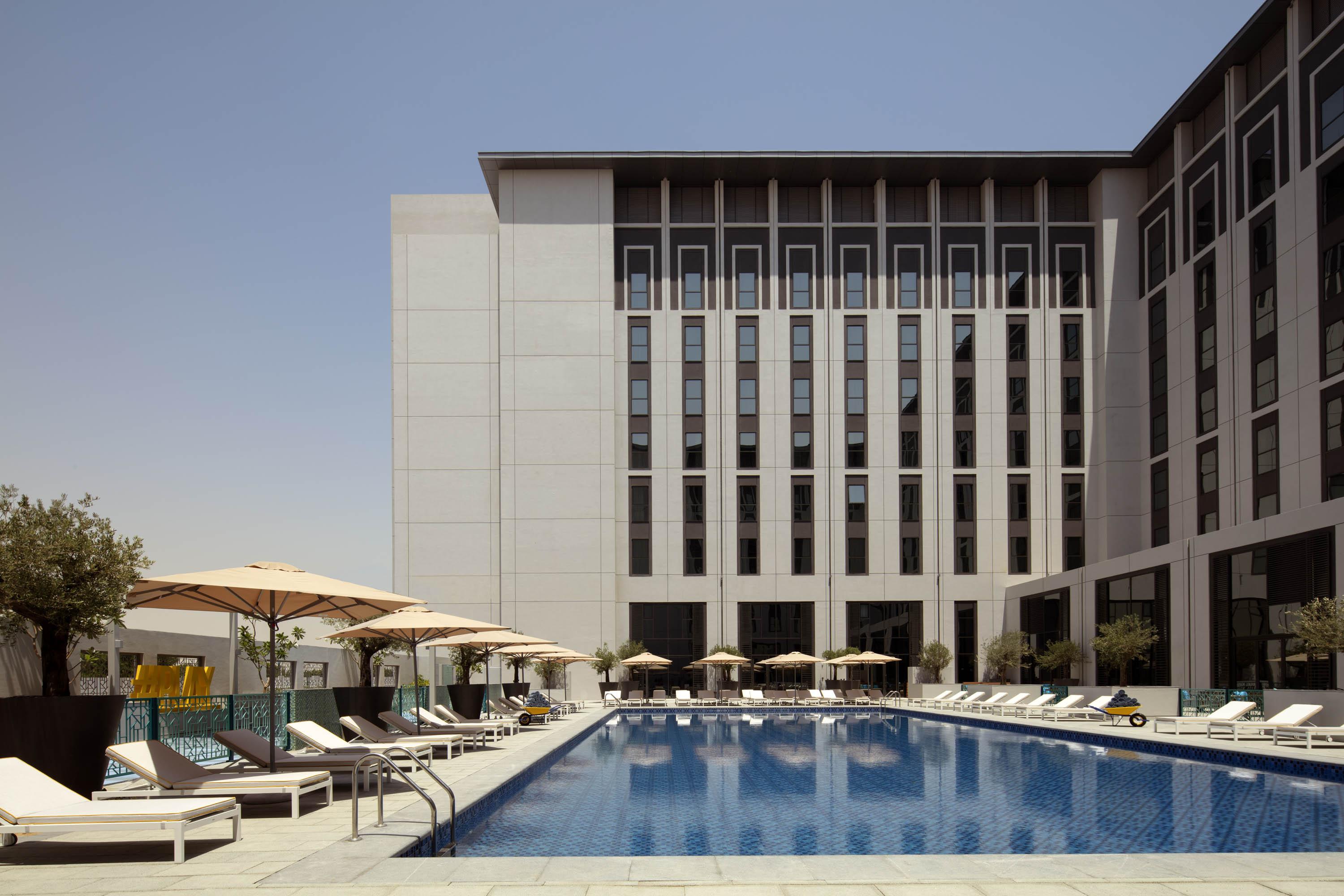Hotel Rove At The Park Dubai Exterior foto