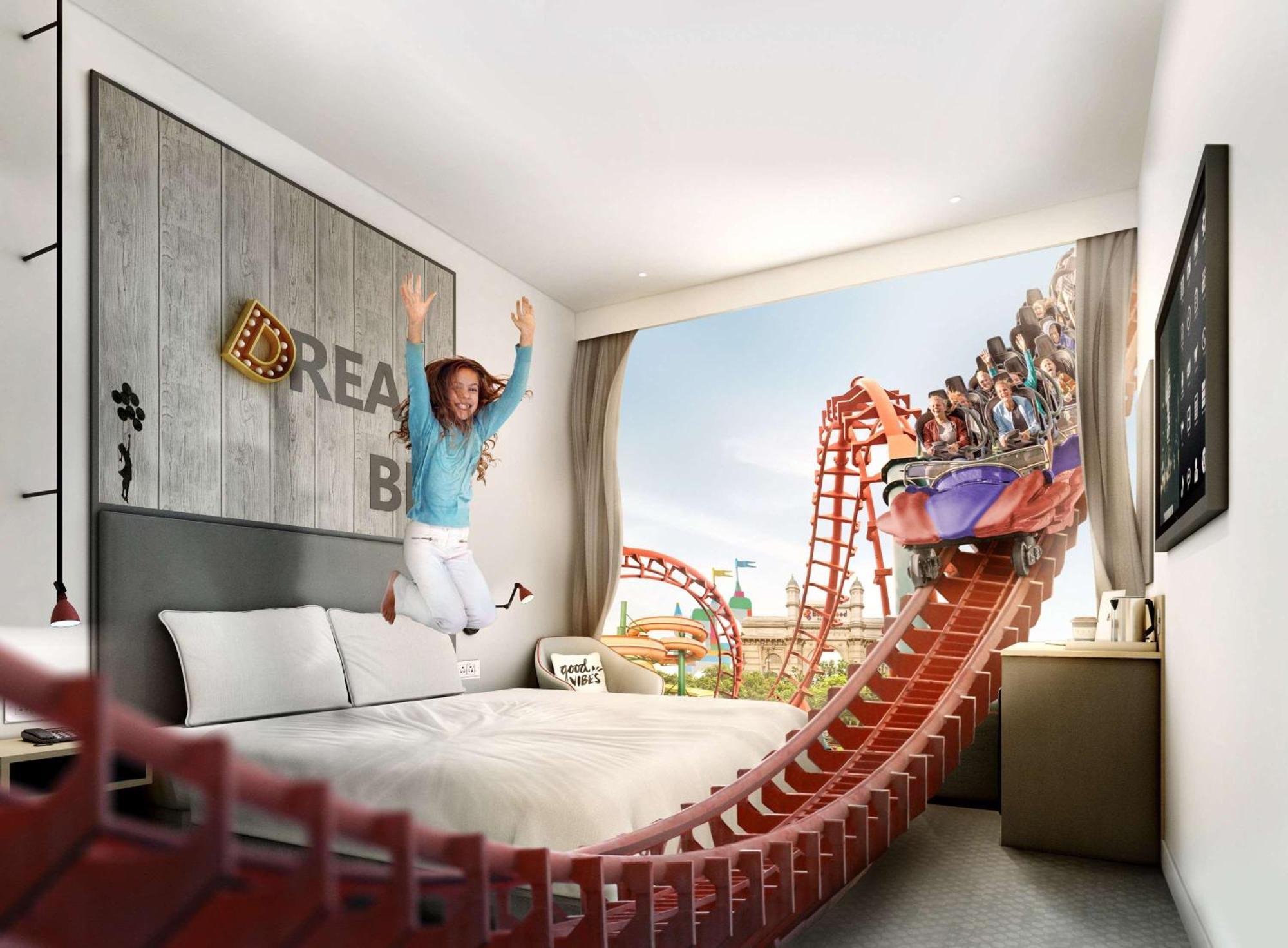 Hotel Rove At The Park Dubai Exterior foto