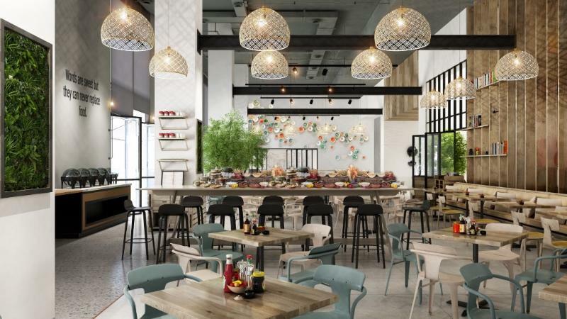 Hotel Rove At The Park Dubai Exterior foto