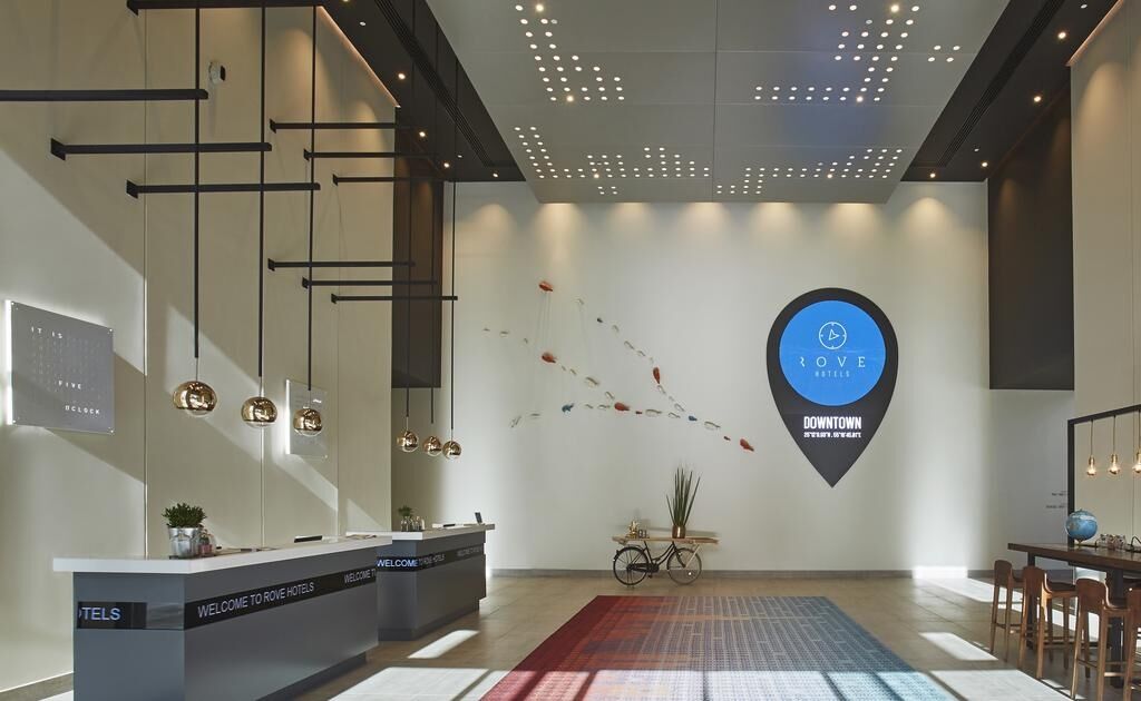 Hotel Rove At The Park Dubai Exterior foto