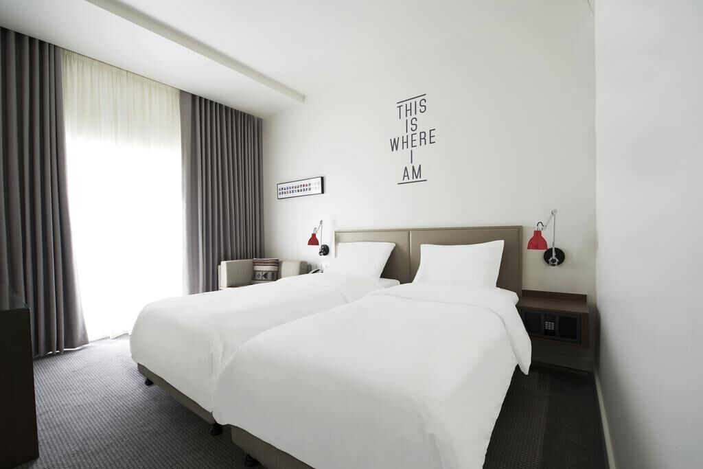 Hotel Rove At The Park Dubai Exterior foto